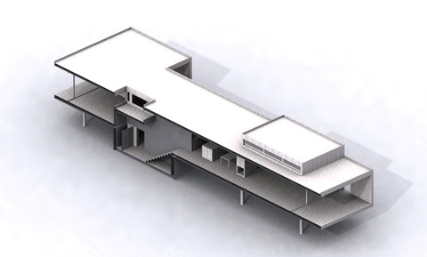Coupe axonométrique