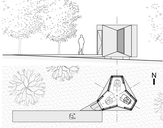 Façade et plan