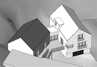 Axonométrie du projet 1