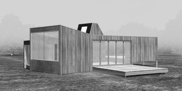 Perspective côté terrasse